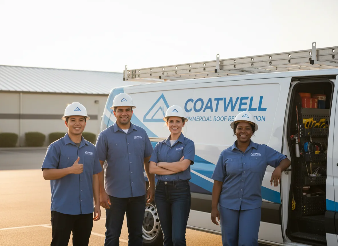 Commercial roof coating company in Azle, TX